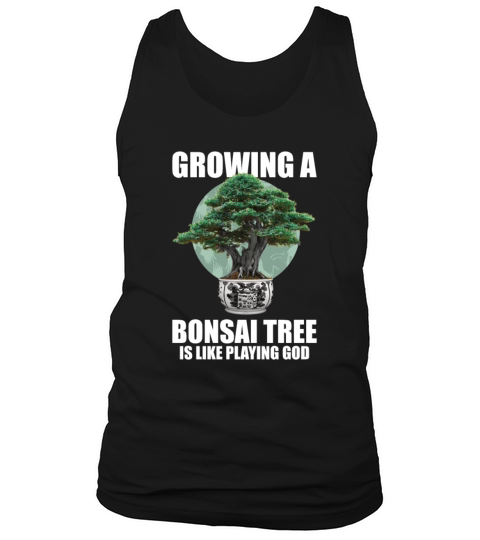 Bonsai Japan Silhouette Gardener Gardening Lover Tank Top Unisex