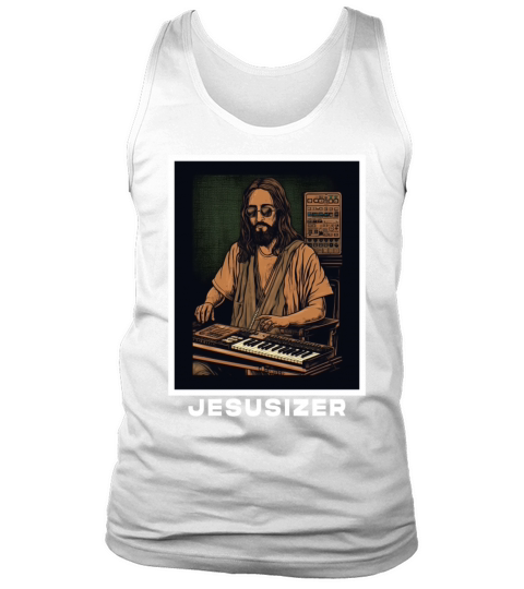 Jesusizer Vintage Jesus Synthesizer Analog Synth Tank Top Unisex