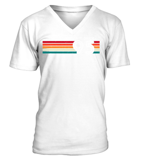 Awesome Since 1995 28th Birthday Gifts 28 Years V-Neck T-shirt