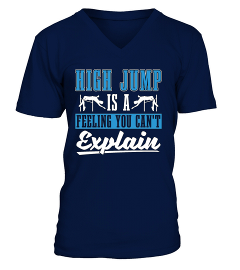 High Jump Is A Feeling You Cant Explain Running V-Neck T-shirt