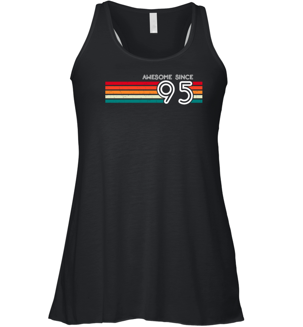 Awesome Since 1995 28th Birthday Gifts 28 Years Women's Flowy Tank Top