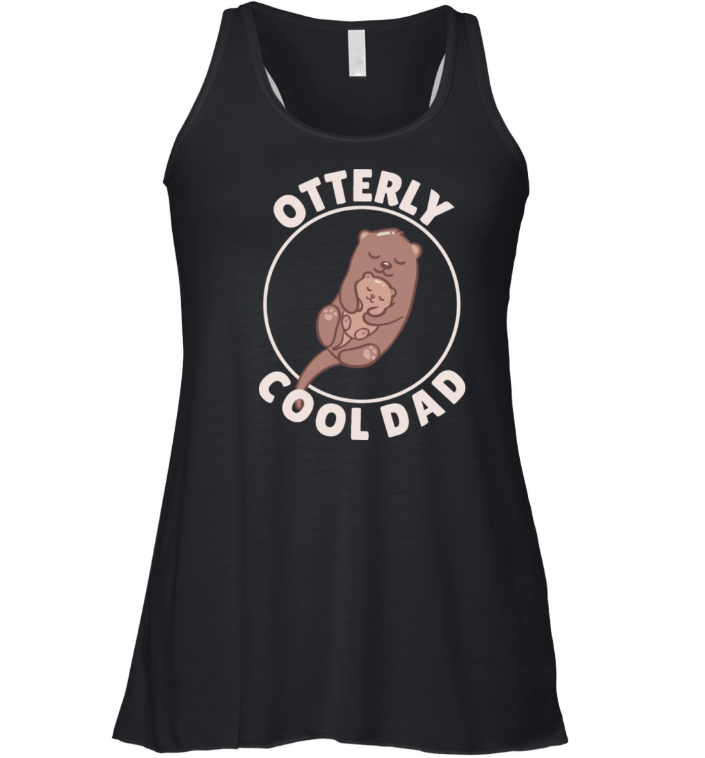 Otterly Cool Dad Pun Women's Flowy Tank Top