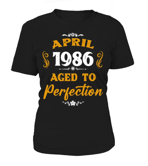 April 1986 Vintage Birthday Present Women's T-Shirt