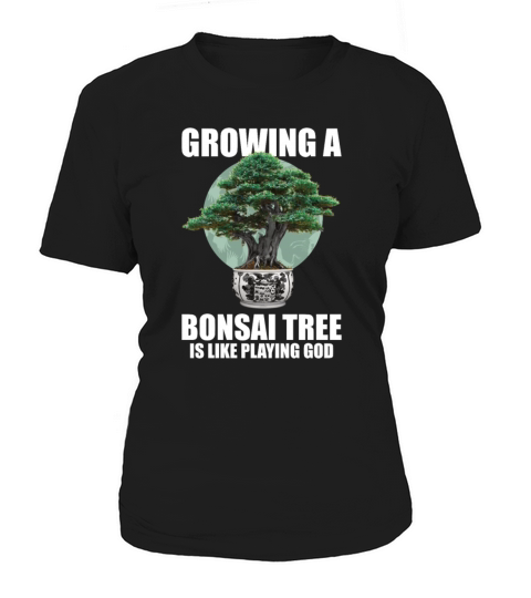 Bonsai Japan Silhouette Gardener Gardening Lover Women's T-Shirt