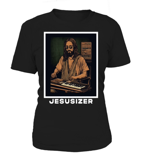 Jesusizer Vintage Jesus Synthesizer Analog Synth Women's T-Shirt