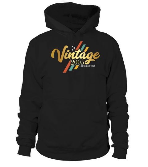 Vintage 2005 Birthday Sayings Hoodie Unisex