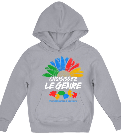 Choisissez Le Genre Sensibilisation A L Autisme Kids Hoodie