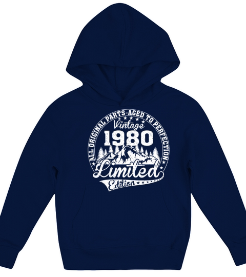 vintage 1980 Kids Hoodie