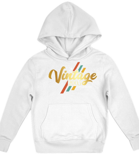 Vintage 2005 Birthday Sayings Kids Hoodie