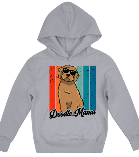 Womens Doodle Mama Labradoodle Goldendoodle Kids Hoodie