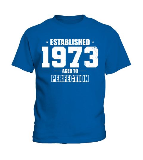 50th birthday vintage 1973 established 1973 Kids T-Shirt