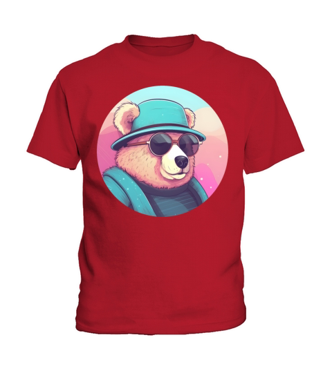 80s 90s Bear Lovers Vintage Kids T-Shirt