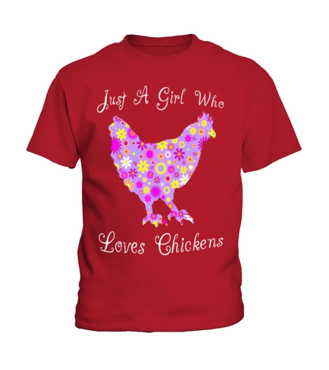 Chicken For Girls Cute Chicken Lover Gift Tees Kids T-Shirt