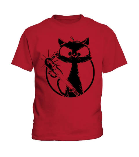 Halloween Retro Cat Vintage Cat Kids T-Shirt
