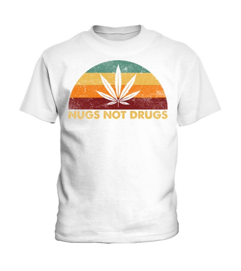 Vintage Retro Nugs Not Drugs Kids T-Shirt