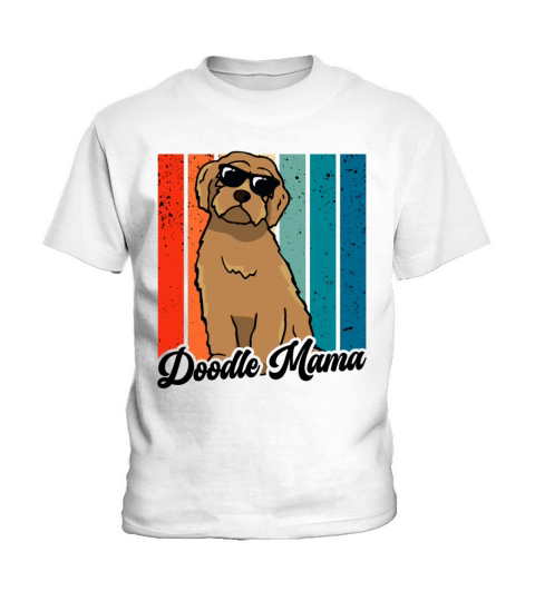 Womens Doodle Mama Labradoodle Goldendoodle Kids T-Shirt