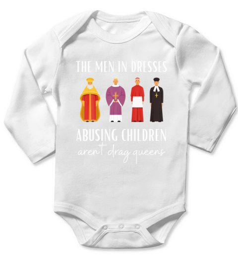 The Men In Dresses Abusing Children Drag Queens Long Sleeve Baby One-Piece