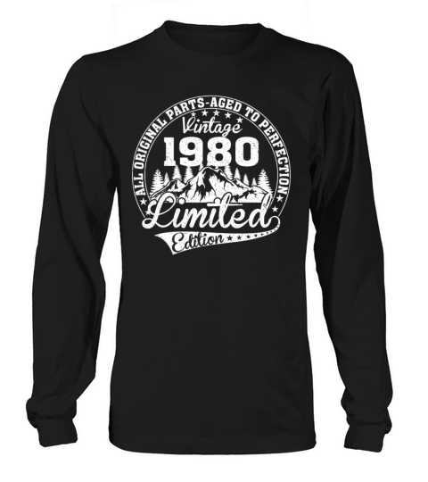vintage 1980 Long sleeved Unisex