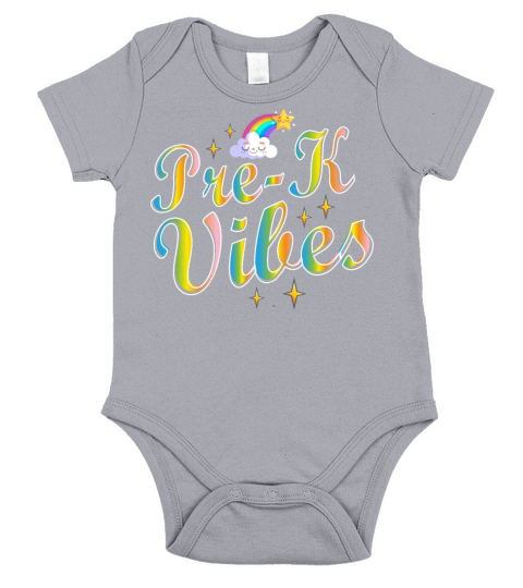 Pre-k Vibes Back To School Get Ready For School Pr Short Sleeve Baby One-Piece