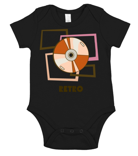 RETRO Short Sleeve Baby One-Piece