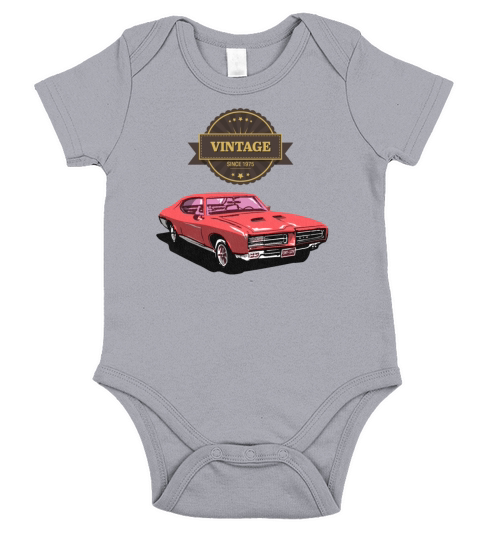 Vintage car Short Sleeve Baby One-Piece