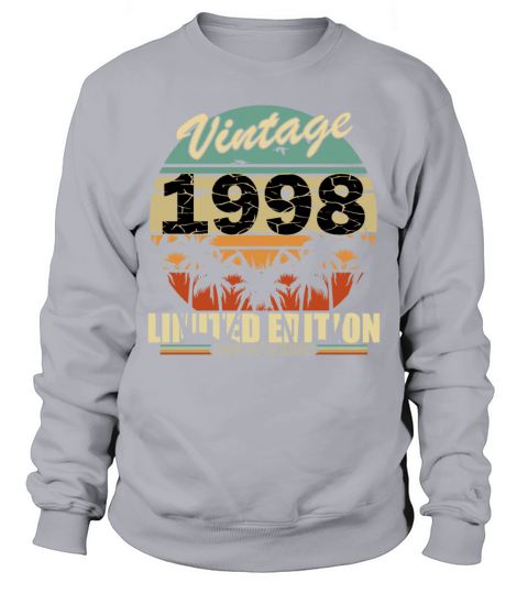 Vintage 1998 legend gift idea Sweatshirt Unisex