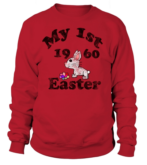 Vintage My 1st Easter 1960 ss Sweatshirt Unisex