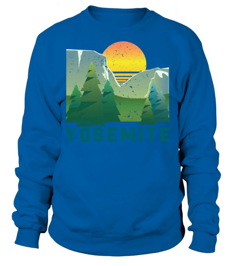 Vintage Yosemite Retro National Park Sweatshirt Unisex