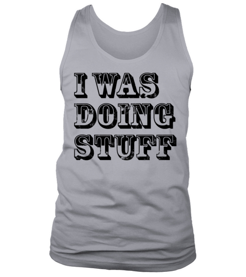 I was doing stuff vintage Tank Top Unisex