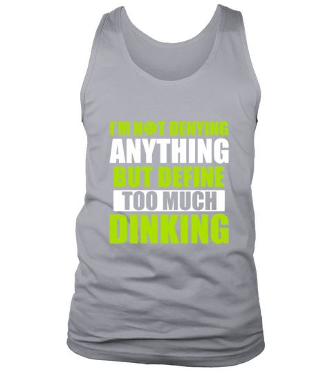 Pickleball Too Much Dinking Pickleball Quote Funny Tank Top Unisex