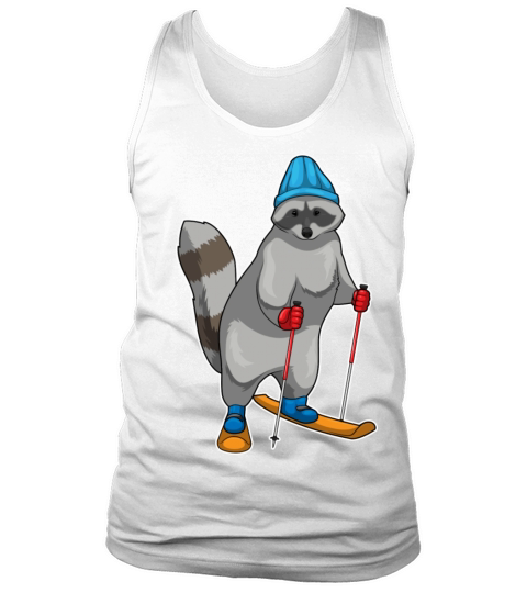 Racoon Skier Ski Tank Top Unisex