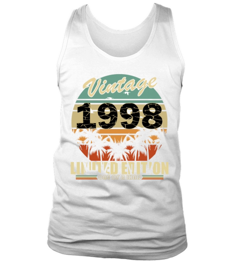 Vintage 1998 legend gift idea Tank Top Unisex