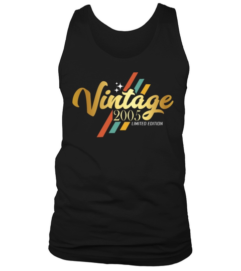 Vintage 2005 Birthday Sayings Tank Top Unisex