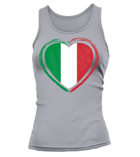 Italy Heart Vintage Flag Tank top Woman