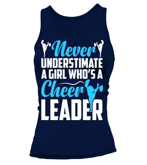 NEVER UNDERSTIMATE A GIRL WHOS A CHEERLEADER Tank top Woman