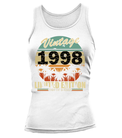Vintage 1998 legend gift idea Tank top Woman