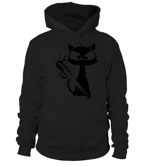 Halloween Retro Cat Vintage Cat Hoodie Unisex