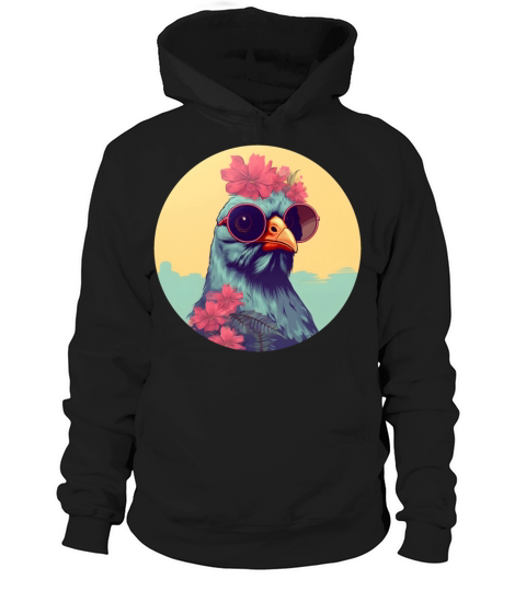 Vintage Chicken Lovers Hoodie Unisex