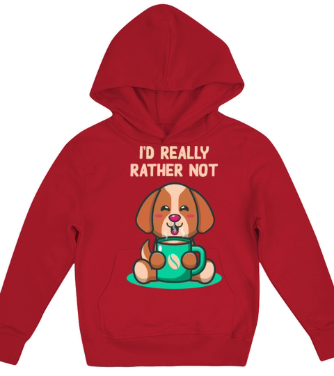 Id Really Rather Not Introvert Sarcastic Antisocia Kids Hoodie