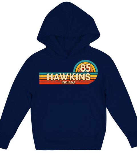 Indiana 85 Retro Vintage Kids Hoodie