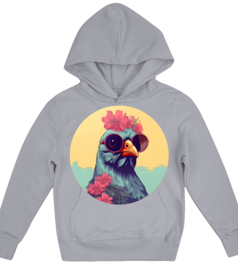 Vintage Chicken Lovers Kids Hoodie
