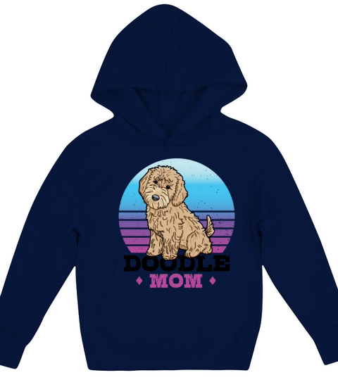 Womens Doodle Mom Labradoodle Goldendoodle Kids Hoodie