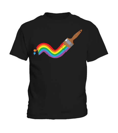 Funny Gay Saber Rainbow LGBT Kids T-Shirt