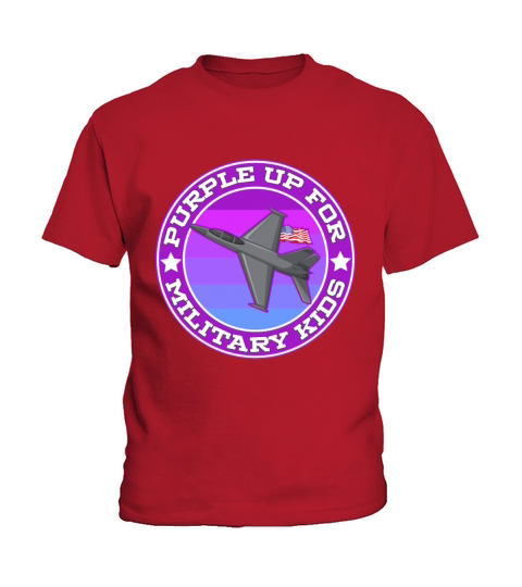Purple Up For Military Kids Kids T-Shirt