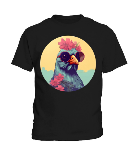 Vintage Chicken Lovers Kids T-Shirt