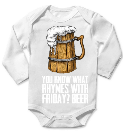 Beer Fraternity Gift Long Sleeve Baby One-Piece