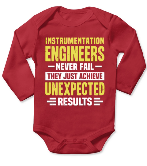 Instrumentation Engineer Engineering Funny Design Long Sleeve Baby One-Piece