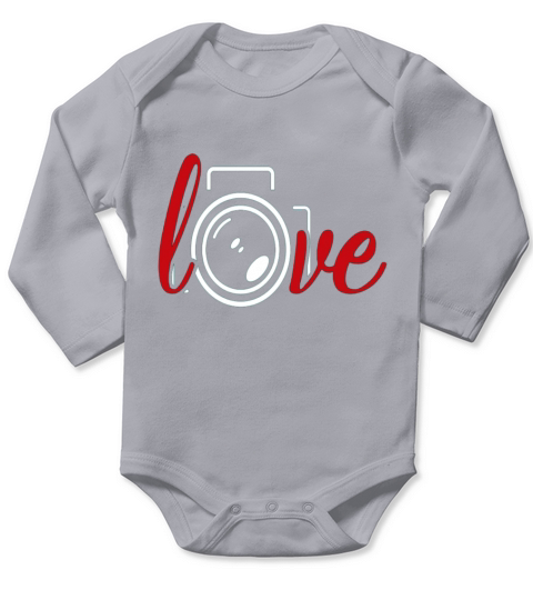 Photography Love Photographer Gift Long Sleeve Baby One-Piece