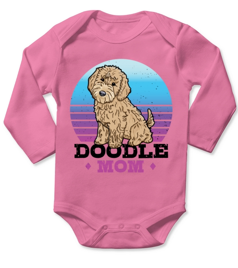 Womens Doodle Mom Labradoodle Goldendoodle Long Sleeve Baby One-Piece
