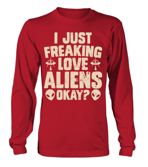 Funny Vintage UFO Alien Long sleeved Unisex